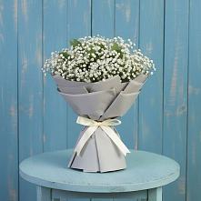 Букет цветов из:  Гипсофила в Ольховатке