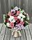 Букет цветов из: Альстромерии, Гвоздики, Розы и Хризантемы в Ольховатке