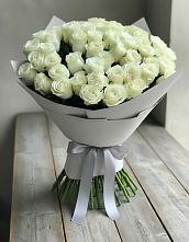 Букет 35 Белых роз в Ольховатке