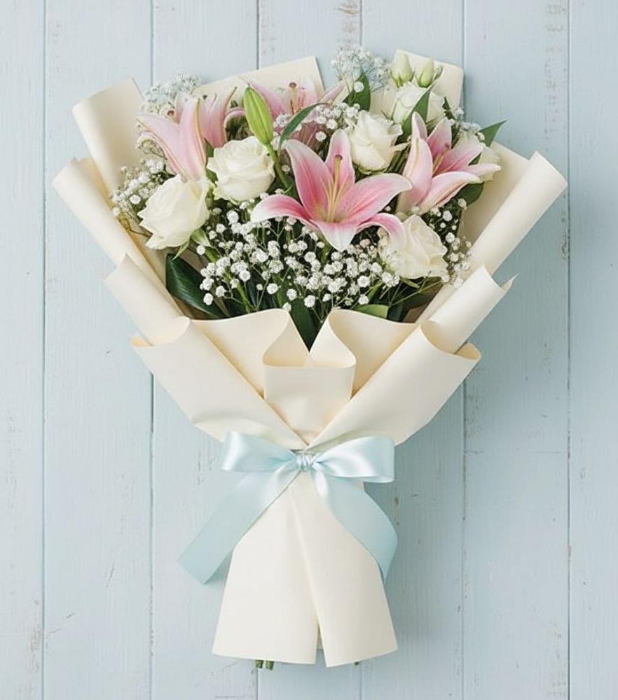 Букет цветов из: Лилии в Ольховатке