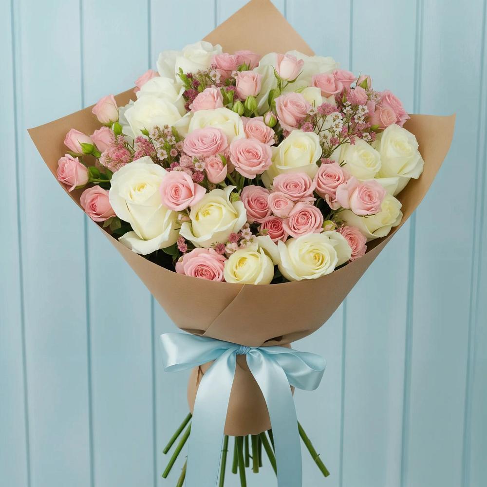 Букет цветов из: Розы в Ольховатке