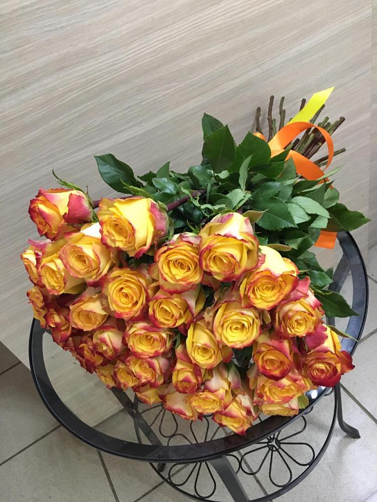 Букет Желтые розы в Ольховатке