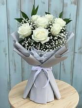 Букет цветов из:  Розы #REPLACE_PRED# Ольховатке