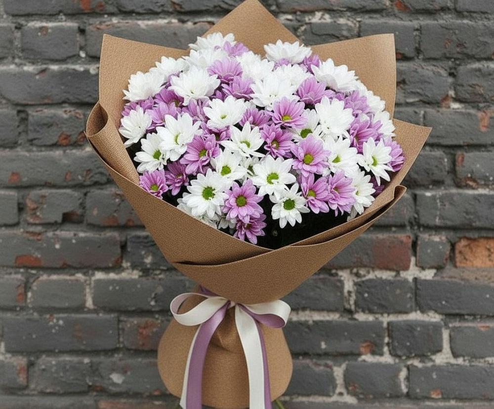 Букет цветов из: Хризантемы в Ольховатке