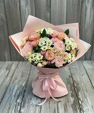 Букет цветов из:  Гвоздики, Розы и Хризантемы #REPLACE_PRED# Ольховатке