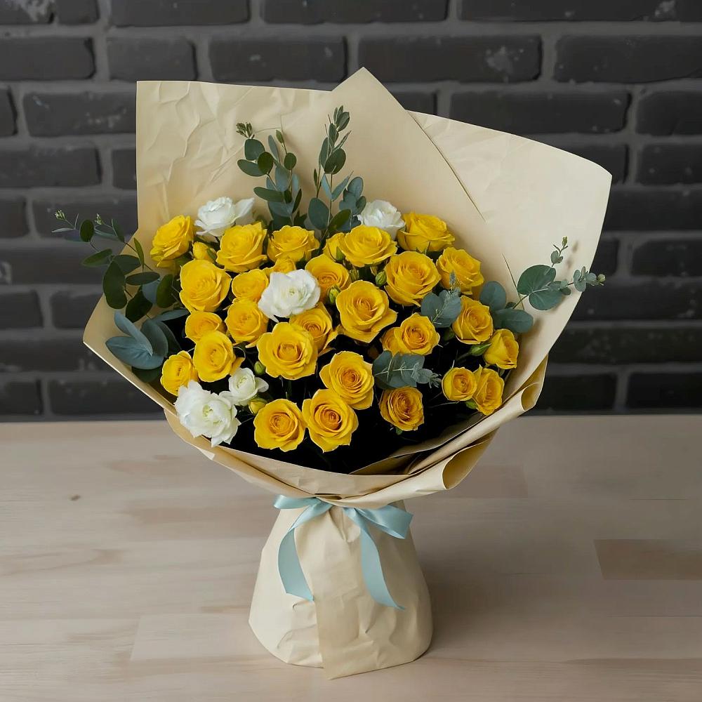 Букет цветов из: Розы в Ольховатке