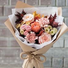 Букет цветов из:  Гвоздики, Хризантемы и Розы #REPLACE_PRED# Ольховатке
