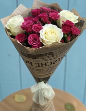 Букет цветов из:  Розы #REPLACE_PRED# Ольховатке