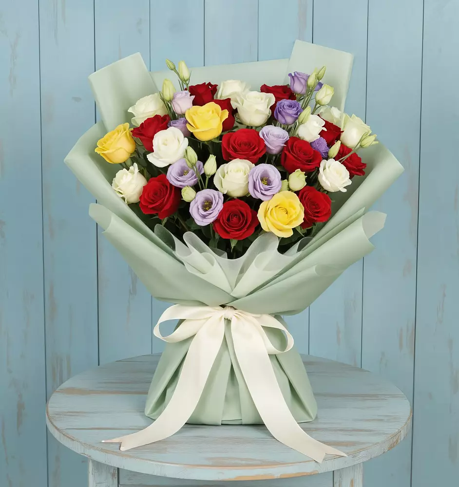 Букет цветов из: Розы в Ольховатке