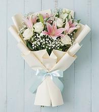 Букет цветов из:  Лилии #REPLACE_PRED# Ольховатке